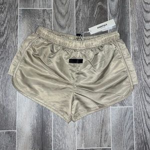 Essentials Fear Of God Desert Taupe Running Shorts